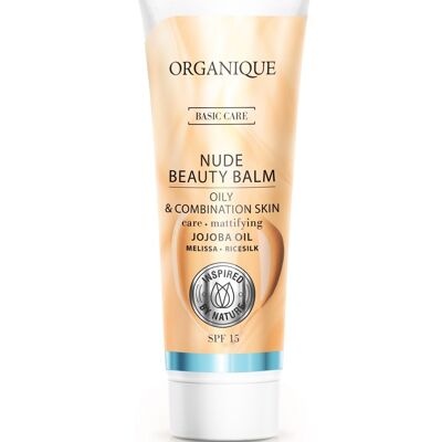 Organic BB cream combination to oily skin