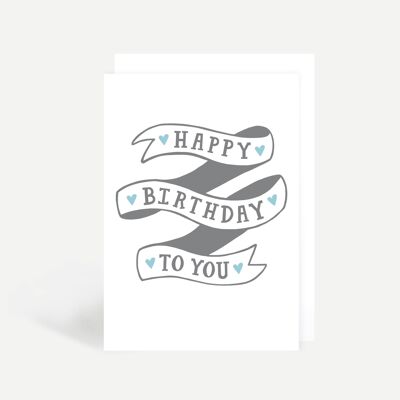 Happy Birthday To You Greetings Card