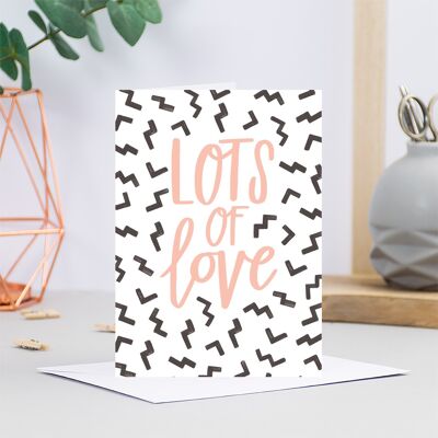 Lots Of Love Greetings Card