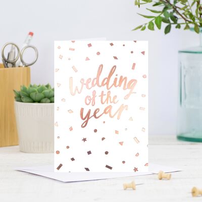Wedding Of The Year Greetings Card