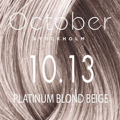 10.13 Platinum Blond Beige   ( size : 5 vol. (Toner))