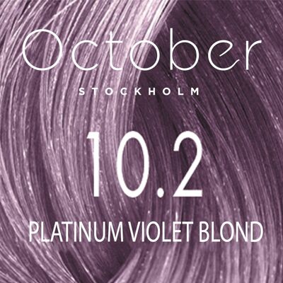 10.2 Platinum Violet Blond   ( size : 5 vol. (Toner))