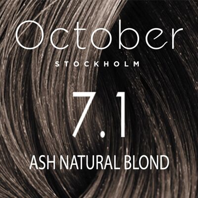7.1 Ash Natural Blond   ( size : 5 vol. (Toner))