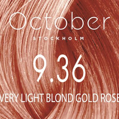 9.36 Very Light Blond Gold Rose   ( size : 5 vol. (Toner))