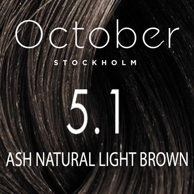 5.1 Ash Natural Light Brown   ( size : 5 vol. (Toner))