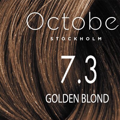 7.3 Golden Blond   ( size : 20.vol (Permanent hårfärg & Gråhårstäckning))