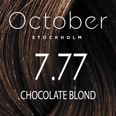 7.77 Chocolate Blond   ( size : 20.vol (Permanent hårfärg & Gråhårstäckning))