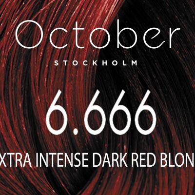 6.666 Extra Intense Dark Red Blond   ( size : 20.vol (Permanent hårfärg & Gråhårstäckning))
