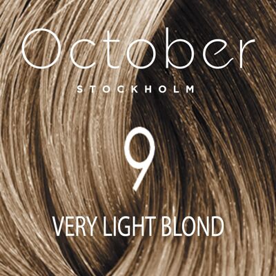 9 Very Light Blond   ( size : 20.vol (Permanent hårfärg & Gråhårstäckning))
