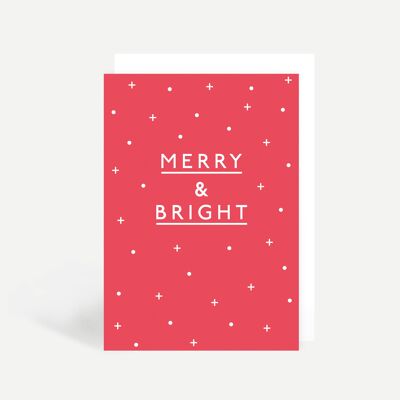 Merry & Bright Greetings Card