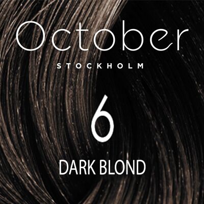 6 Dark Blond   ( size : 20.vol (Permanent hårfärg & Gråhårstäckning))