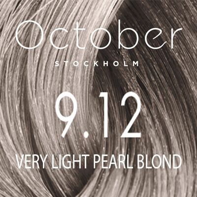 9.12 Very Light Pearl Blond   ( size : 20.vol (Permanent hårfärg & Gråhårstäckning))