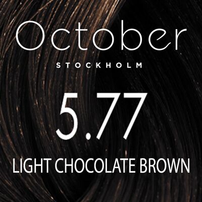 5.77 Light Chocolate Brown   ( size : 20.vol (Permanent hårfärg & Gråhårstäckning))