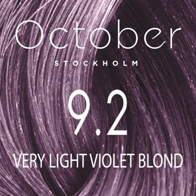 9.2 Very Light Violet Blond   ( size : 20.vol (Permanent hårfärg & Gråhårstäckning))