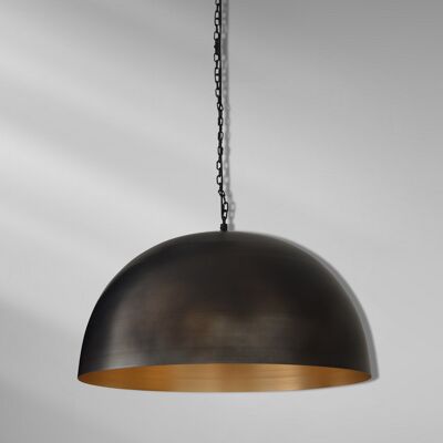 Ceiling Lamp, Factoria Gunmetal Gold
