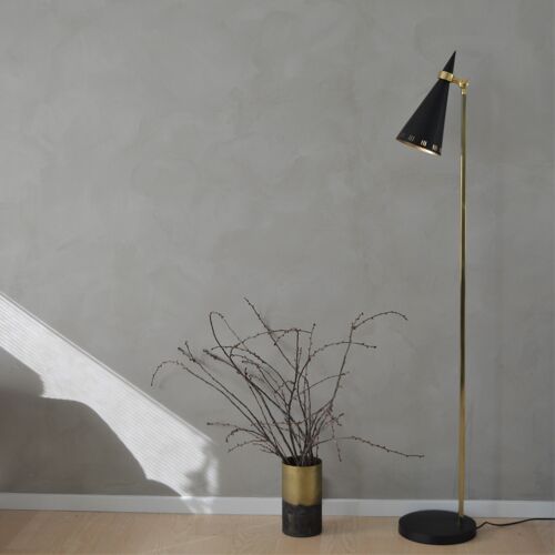Hexx Black & Gold - Floor Lamp (150 cm)