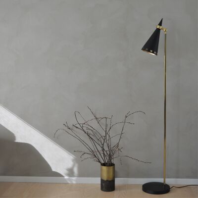 Hexx Black & Gold - Floor Lamp (150 cm)