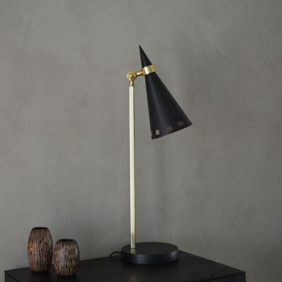 Hexx Noir & Or - Lampe de Table (70 cm)