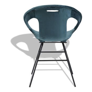 Chaise de salle à manger Ekko | Bleu Sarcelle - Modèle C4 4