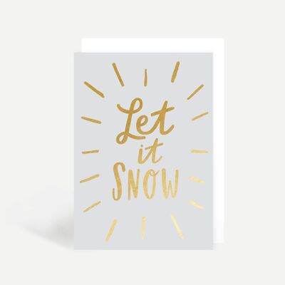 Let It Snow Greetings Card
