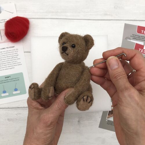 Needle Felting Kit - Teddy Bear