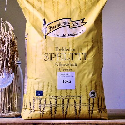 BIRKKALA ORGANIC LARGE SPELT FLAKES 15 KG