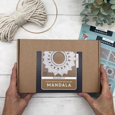 Macrame Kit - Mandala - Gold