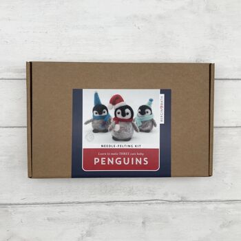 Kit de feutrage à l'aiguille - Bébés pingouins 5
