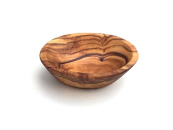 Mini bol ovale Bol fait à la main en bois d'olivier 2