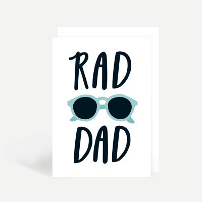 Rad Dad Greetings Card