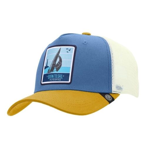 8433856070309 - Gorra Trucker Born to Sail Azul The Indian Face para hombre y mujer