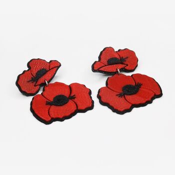 Boucles d'oreilles 3D POPPIES 3