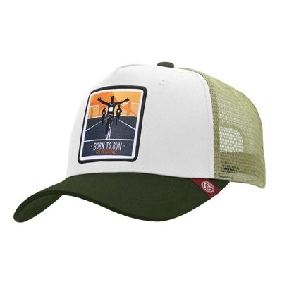 8433856070330 - Trucker Cap Born to Run White The Indian Face for men and women