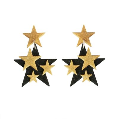 Boucles d'oreilles 3D ROCK STAR