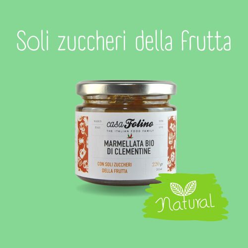 Marmellata Bio di Clementine 220gr