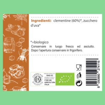 Marmelata Bio de Clémentine 220gr 3