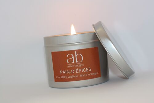 Bougie artisanale parfumée Pain d'Epices 180 gr