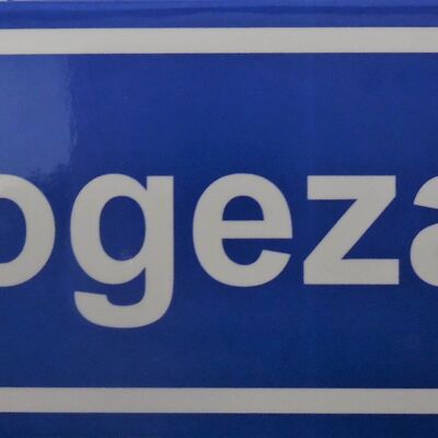Magnete per il frigo Town segno Hoogezand