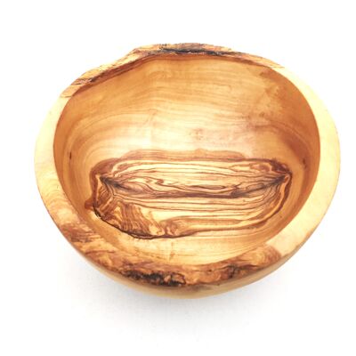 Bowl Rustic round Ø 12 cm Wooden bowl handmade from olive wood