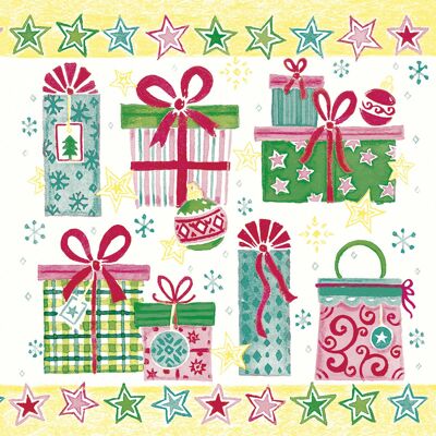 Serviette Cady aus Linclass® Airlaid 40 x 40 cm, 12 Stück - Weihnachten