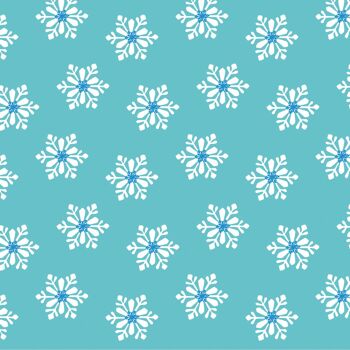 Serviette de table Flocons de neige bleu turquoise en Linclass® Airlaid 40 x 40 cm, 12 pièces 1