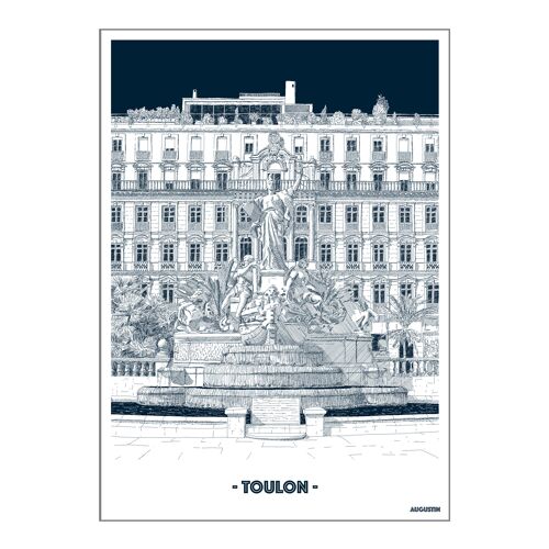postcard "TOULON"