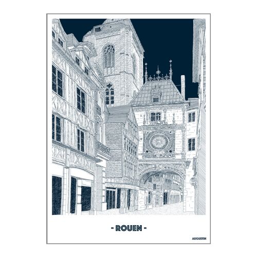 postcards "ROUEN"