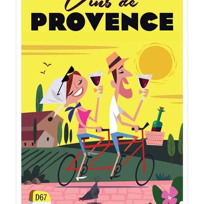 Affiche ViVe la ProVence 30x45