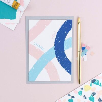 Abstract Thank You Card