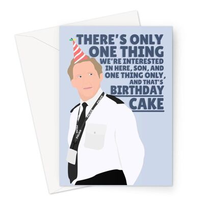 Birthday Cake Ted Hastings Line of Duty Funny Celebrity TV