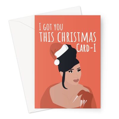 I Got You This Christmas Card-i Music Celebrity Cardi B