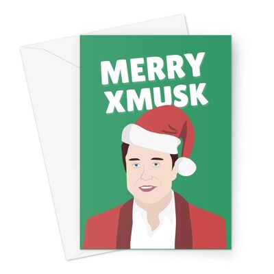 Merry Xmusk Funny Pun Love Fan Elon Musk Celebrity