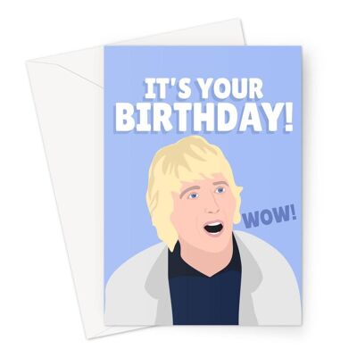 Owen Wilson Wow Celebrity Birthday Card