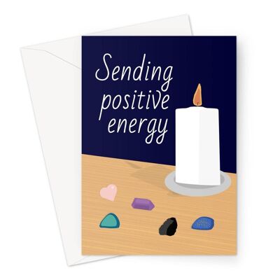 Sending Positive Energy Candle Crystals Healing Love Tarot